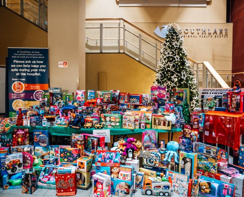 Southlake staff donate a mountain of toys to YRP Holiday Heroes