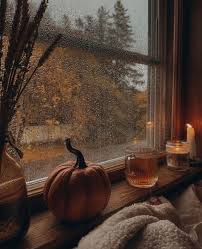 Above is a rainy fall day perfect to cozy up in your favorite blanket. The perfect setting to brainstorm your fall and Halloween wardrobe. 