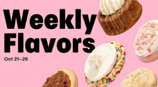 The picture above was taken from the Crumbl Cookie Website. This shows this week’s Crumbl Cookie flavors!