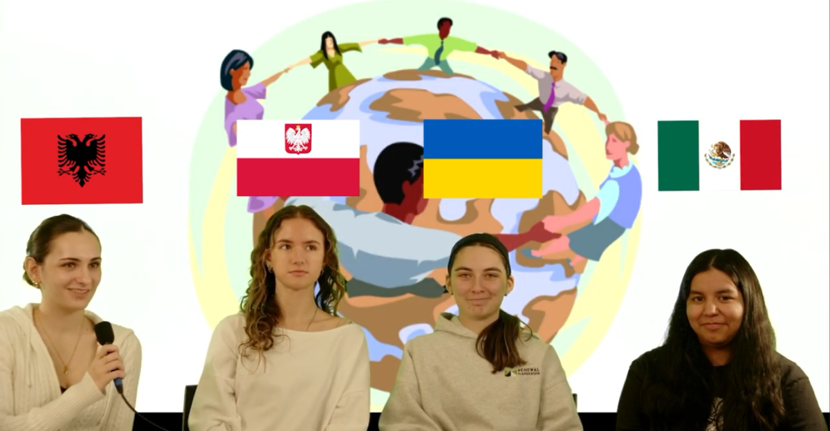 EPTV Reporters Alicia Mustabelli, Nel Winiarczyk, Milana Brilyak, and Lizbeth Casas demonstrate the differences between the languages in honor of National Language Day!