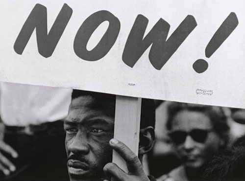 A sign of protest from the Civil Rights Era. Signs and protests were amplified and unified to support the voices against injustice.
